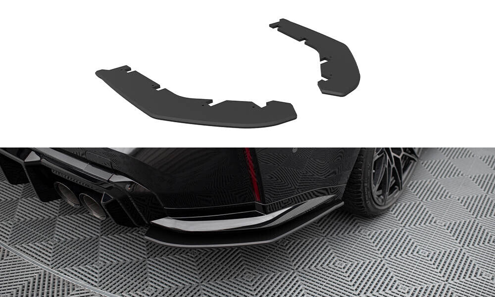 Street Pro Diffusor Flaps V.2 passend für BMW M3 Limousine / Touring G80 / G81 schwarz matt