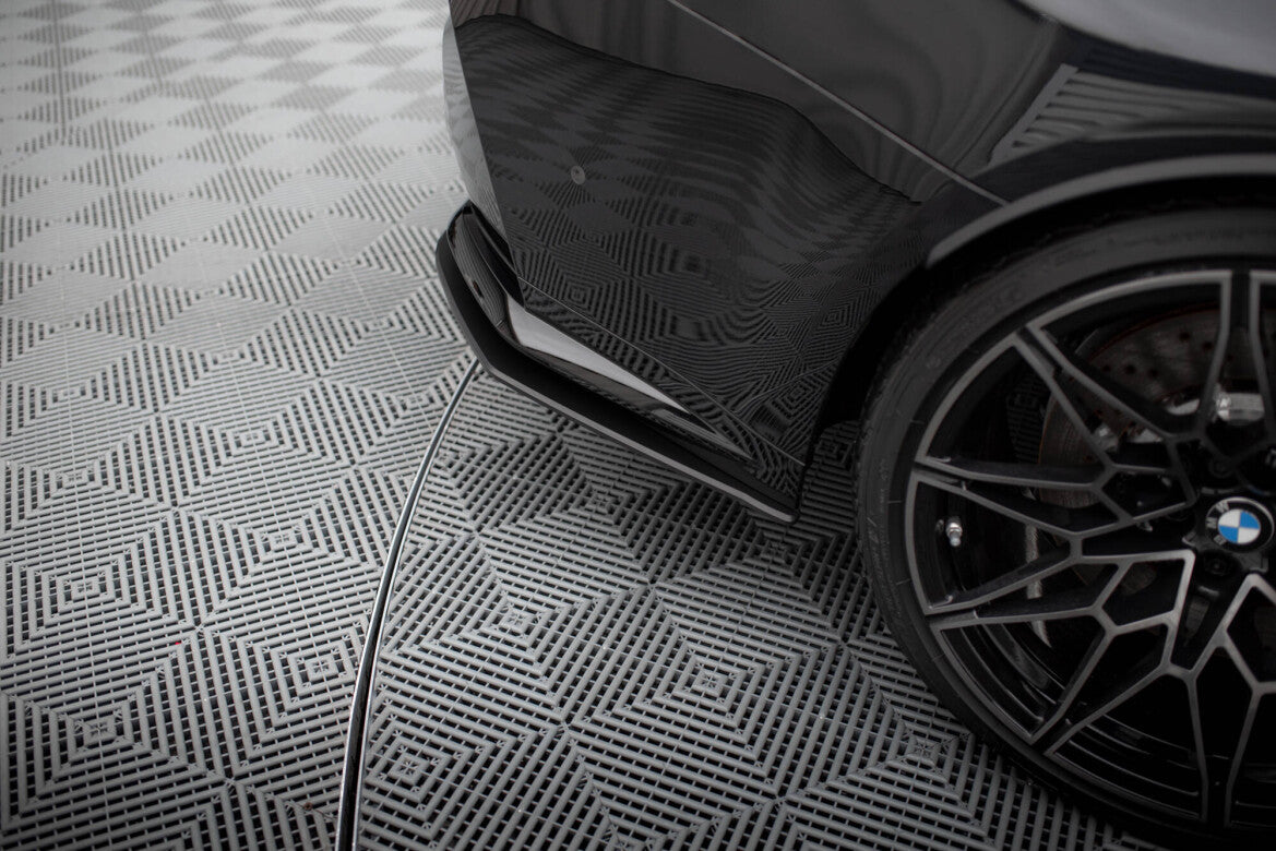 Street Pro Diffusor Flaps V.2 passend für BMW M3 Limousine / Touring G80 / G81 schwarz matt