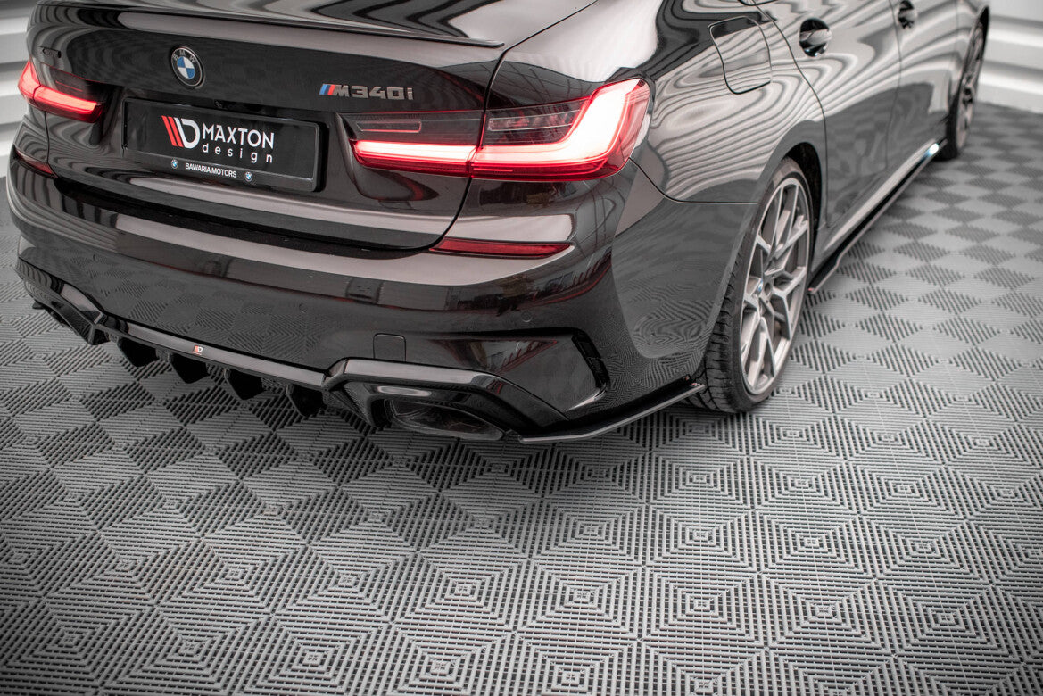 Street Pro Diffusor Flaps V.2 passend für BMW M340i / M-Paket G20 / G21 schwarz matt