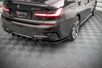 Street Pro Diffusor Flaps V.2 passend für BMW M340i / M-Paket G20 / G21 schwarz matt