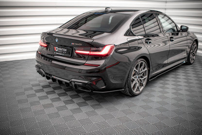 Street Pro Diffusor Flaps V.2 passend für BMW M340i / M-Paket G20 / G21 schwarz matt