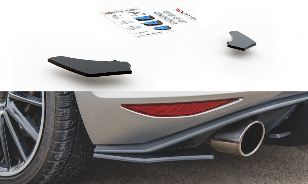 Street Pro Diffusor Flaps V.2 passend für VW Golf 7 GTI schwarz matt