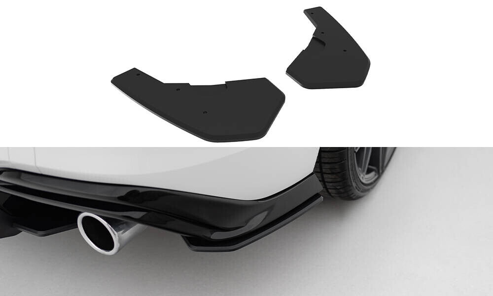 Street Pro Diffusor Flaps V.2 passend für VW Golf 8 GTI schwarz matt