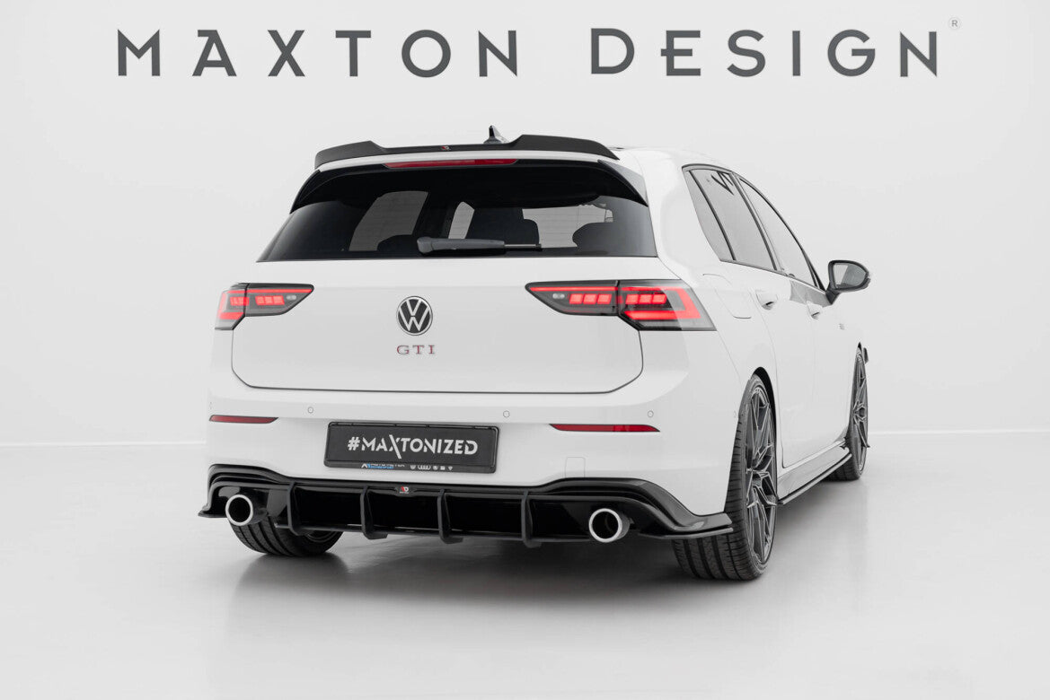 Street Pro Diffusor Flaps V.2 passend für VW Golf 8 GTI schwarz matt