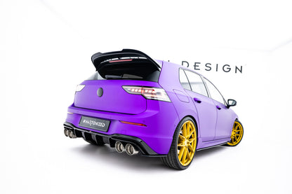 Street Pro Diffusor Flaps V.2 passend für VW Golf 8 R / 8 R FL Hatchback schwarz matt