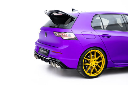 Street Pro Diffusor Flaps V.2 passend für VW Golf 8 R / 8 R FL Hatchback schwarz matt