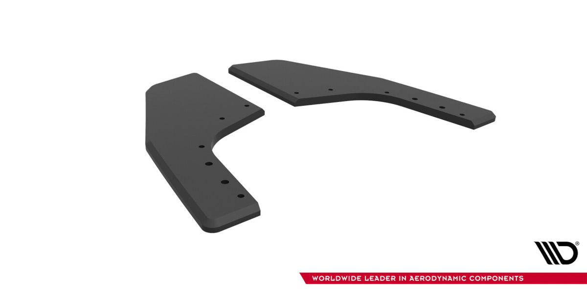 Street Pro Diffusor Flaps V.2 passend für VW Golf 8 R / 8 R FL Hatchback schwarz matt