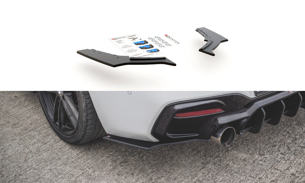 Street Pro Diffusor Flaps V.3 passend für BMW 1er F20 M140i schwarz matt