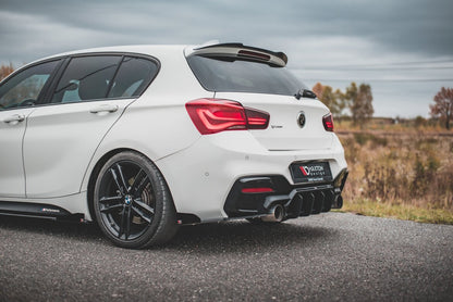 Street Pro Diffusor Flaps V.3 passend für BMW 1er M140i schwarz matt + Hochglanz Flaps