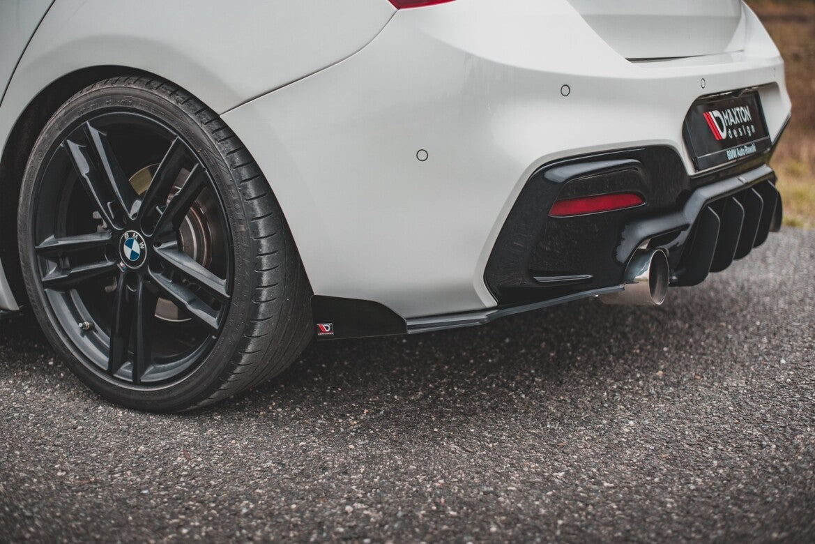 Street Pro Diffusor Flaps V.3 passend für BMW 1er M140i schwarz matt + Hochglanz Flaps
