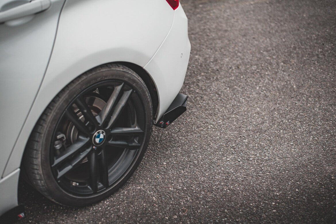 Street Pro Diffusor Flaps V.3 passend für BMW 1er M140i schwarz matt + Hochglanz Flaps