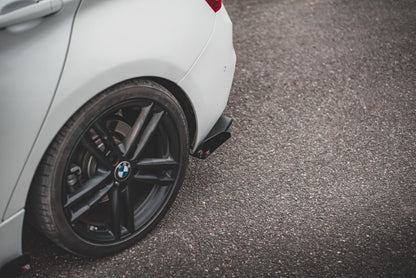 Street Pro Diffusor Flaps V.3 passend für BMW 1er M140i schwarz matt + Hochglanz Flaps