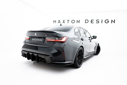 Street Pro Diffusor Flaps V.3 passend für BMW M3 Limousine / Touring G80 / G81 schwarz matt