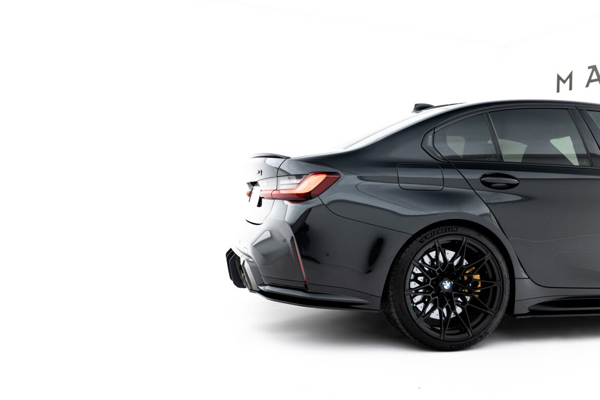 Street Pro Diffusor Flaps V.3 passend für BMW M3 Limousine / Touring G80 / G81 schwarz matt