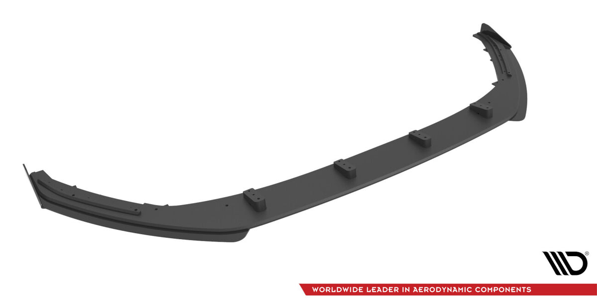 Street Pro Frontlippe passend für Audi A3 8Y schwarz matt + Hochglanz Flaps