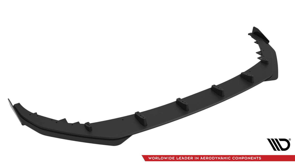 Street Pro Frontlippe passend für Audi A3 S-Line S3 Limousine 8Y FL schwarz matt + Hochglanz Flaps