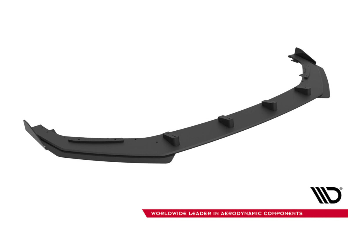Street Pro Frontlippe passend für Audi A5 F5 FL schwarz matt + Hochglanz Flaps