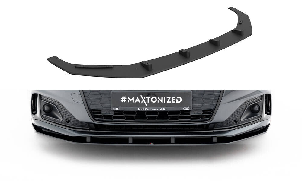 Street Pro Frontlippe passend für Audi A5 F5 FL schwarz matt
