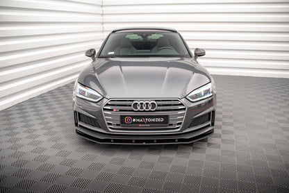 Street Pro Frontlippe passend für Audi A5 S-Line / S5 Coupe / Sportback F5 schwarz matt
