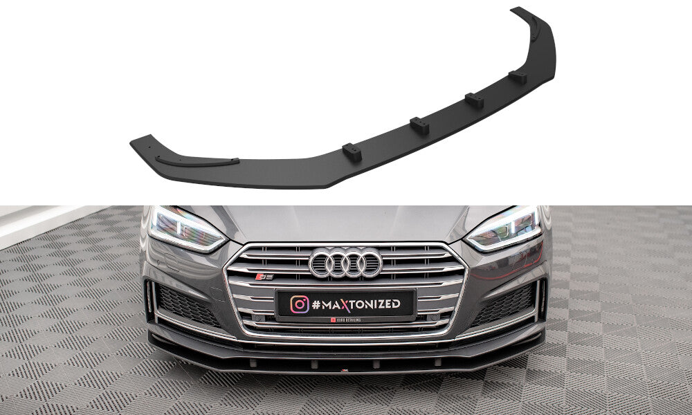 Street Pro Frontlippe passend für Audi A5 S-Line / S5 Coupe / Sportback F5 schwarz matt