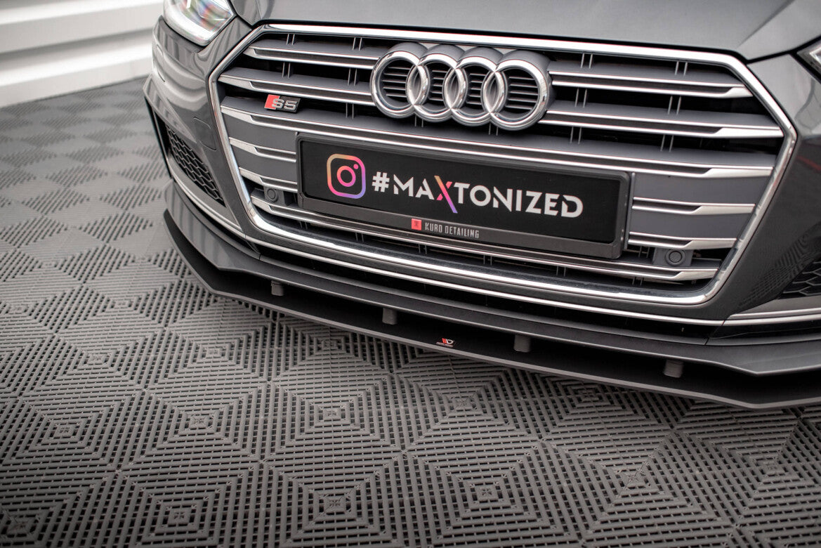 Street Pro Frontlippe passend für Audi A5 S-Line / S5 Coupe / Sportback F5 schwarz matt