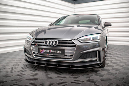 Street Pro Frontlippe passend für Audi A5 S-Line / S5 Coupe / Sportback F5 schwarz matt