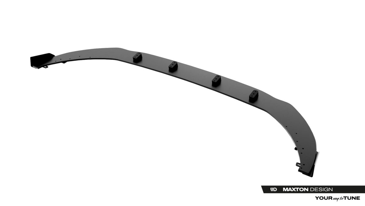 Street Pro Frontlippe passend für Audi A5 S-Line S5 Limousine Avant B10 schwarz matt + Hochglanz Flaps