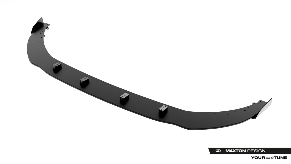 Street Pro Frontlippe passend für Audi A5 S-Line S5 Limousine Avant B10 schwarz matt + Hochglanz Flaps