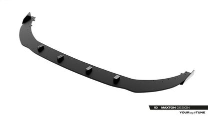 Street Pro Frontlippe passend für Audi A5 S-Line S5 Limousine Avant B10 schwarz matt + Hochglanz Flaps