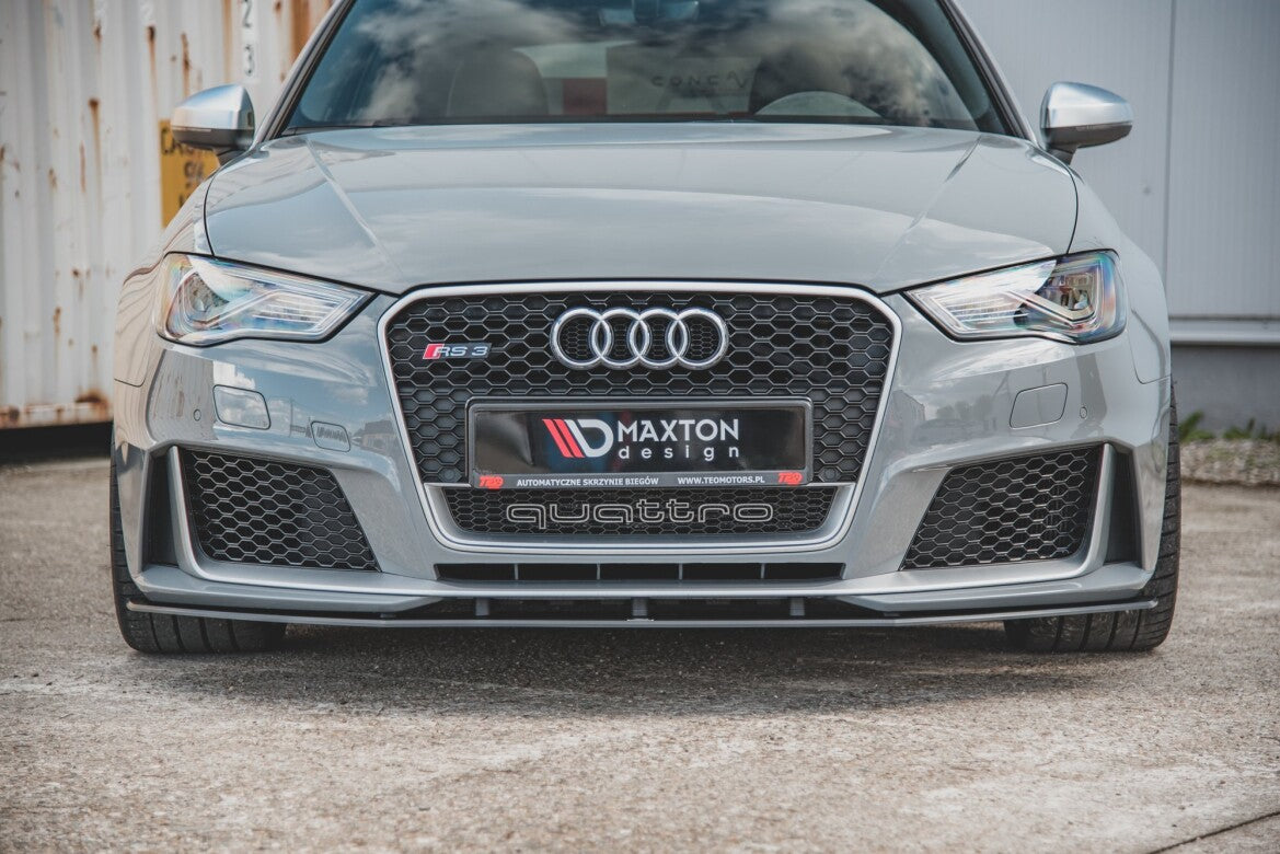 Street Pro Frontlippe passend für Audi RS3 8V Sportback schwarz matt