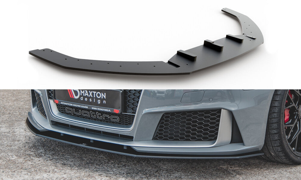 Street Pro Frontlippe passend für Audi RS3 8V Sportback schwarz matt