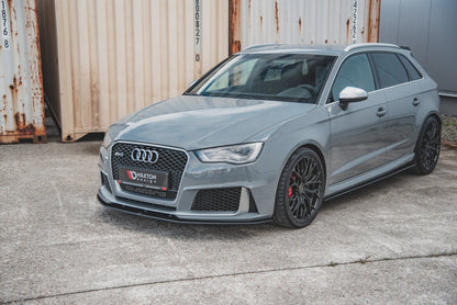 Street Pro Frontlippe passend für Audi RS3 8V Sportback schwarz matt