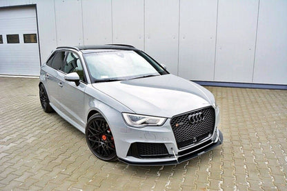 Street Pro Frontlippe passend für Audi RS3 8V Sportback schwarz matt