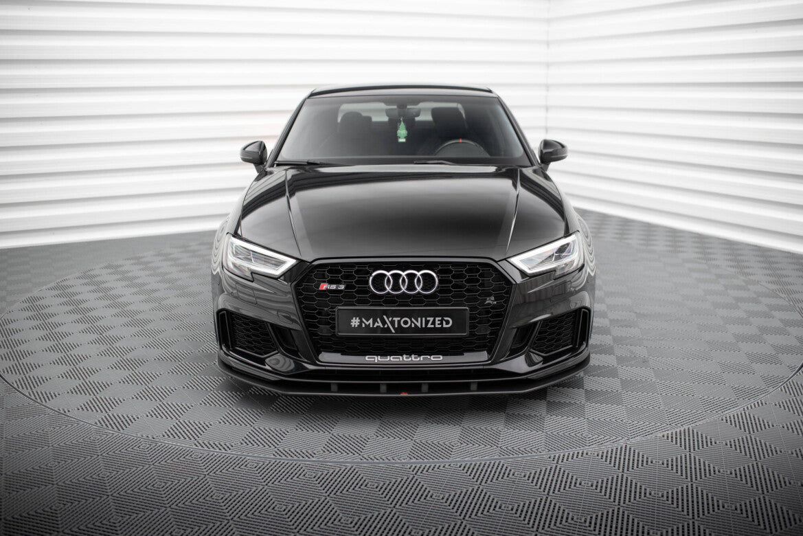 Street Pro Frontlippe passend für Audi RS3 Limousine 8V FL schwarz matt