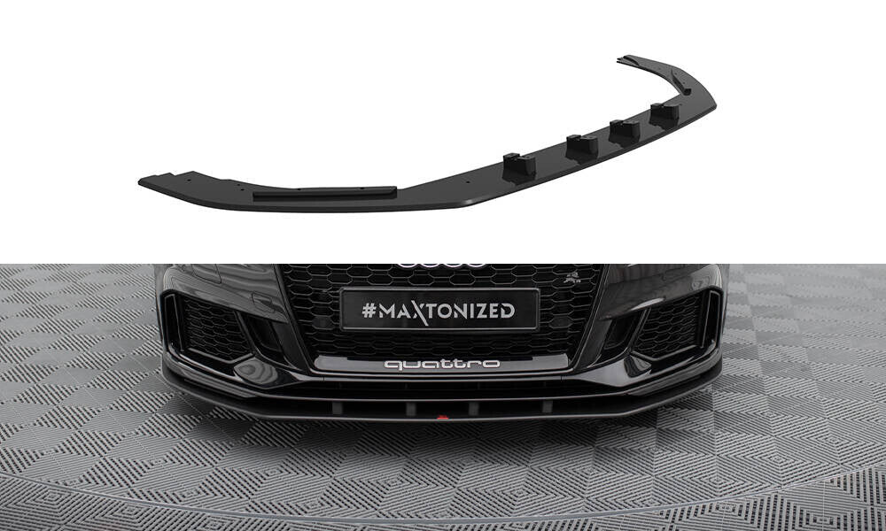 Street Pro Frontlippe passend für Audi RS3 Limousine 8V FL schwarz matt