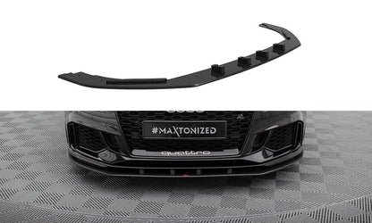 Street Pro Frontlippe passend für Audi RS3 Limousine 8V FL schwarz matt