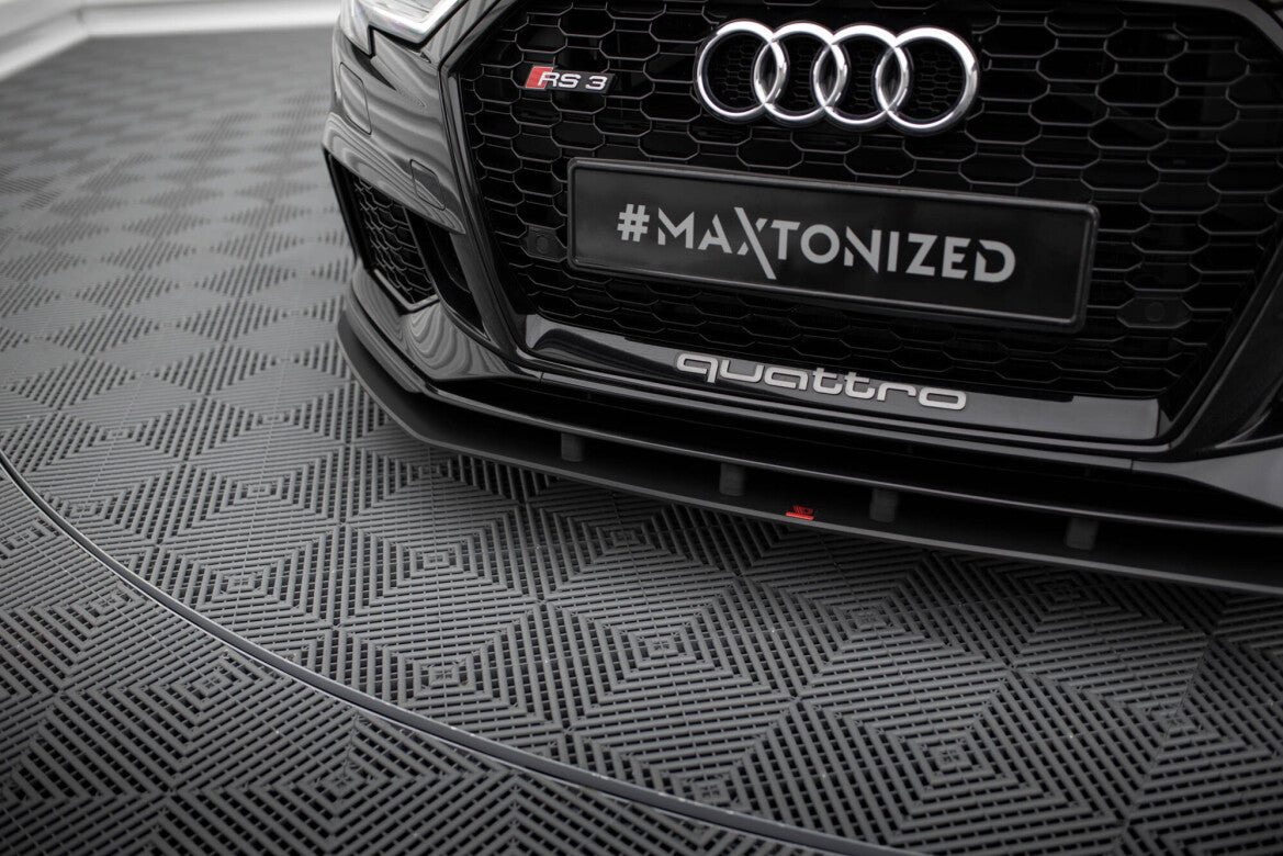 Street Pro Frontlippe passend für Audi RS3 Limousine 8V FL schwarz matt