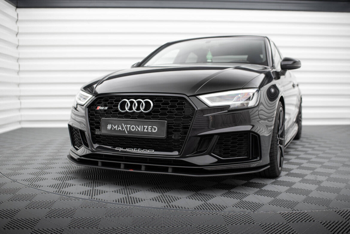 Street Pro Frontlippe passend für Audi RS3 Limousine 8V FL schwarz matt