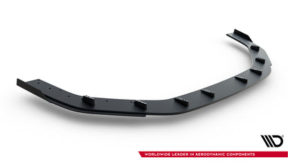 Street Pro Frontlippe passend für Audi RS3 Sportback 8Y FL schwarz matt + Hochglanz Flaps