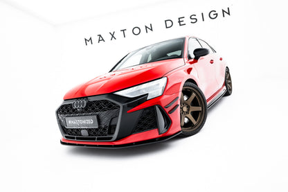 Street Pro Frontlippe passend für Audi RS3 Sportback 8Y FL schwarz matt