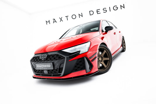 Street Pro Frontlippe passend für Audi RS3 Sportback 8Y FL schwarz matt