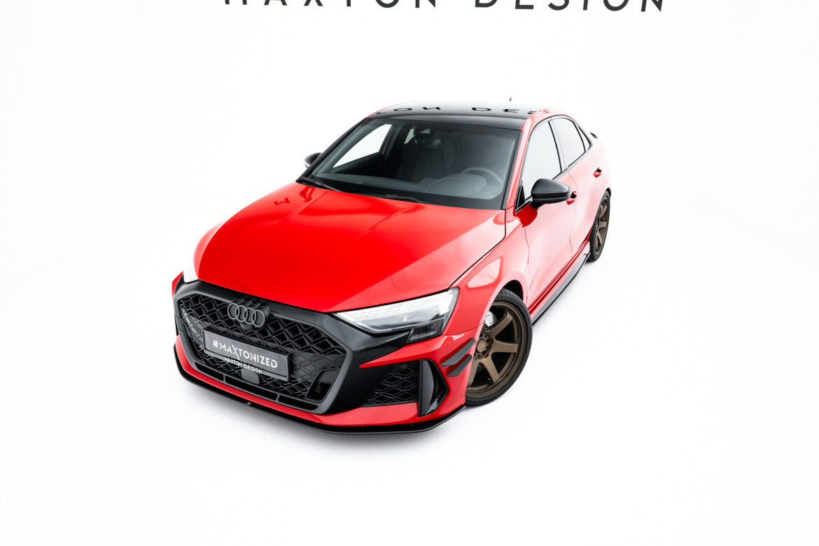 Street Pro Frontlippe passend für Audi RS3 Sportback 8Y FL schwarz matt