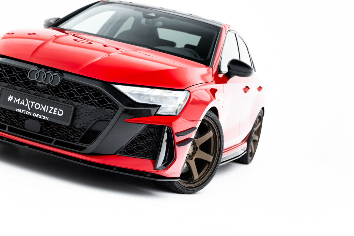 Street Pro Frontlippe passend für Audi RS3 Sportback 8Y FL schwarz matt