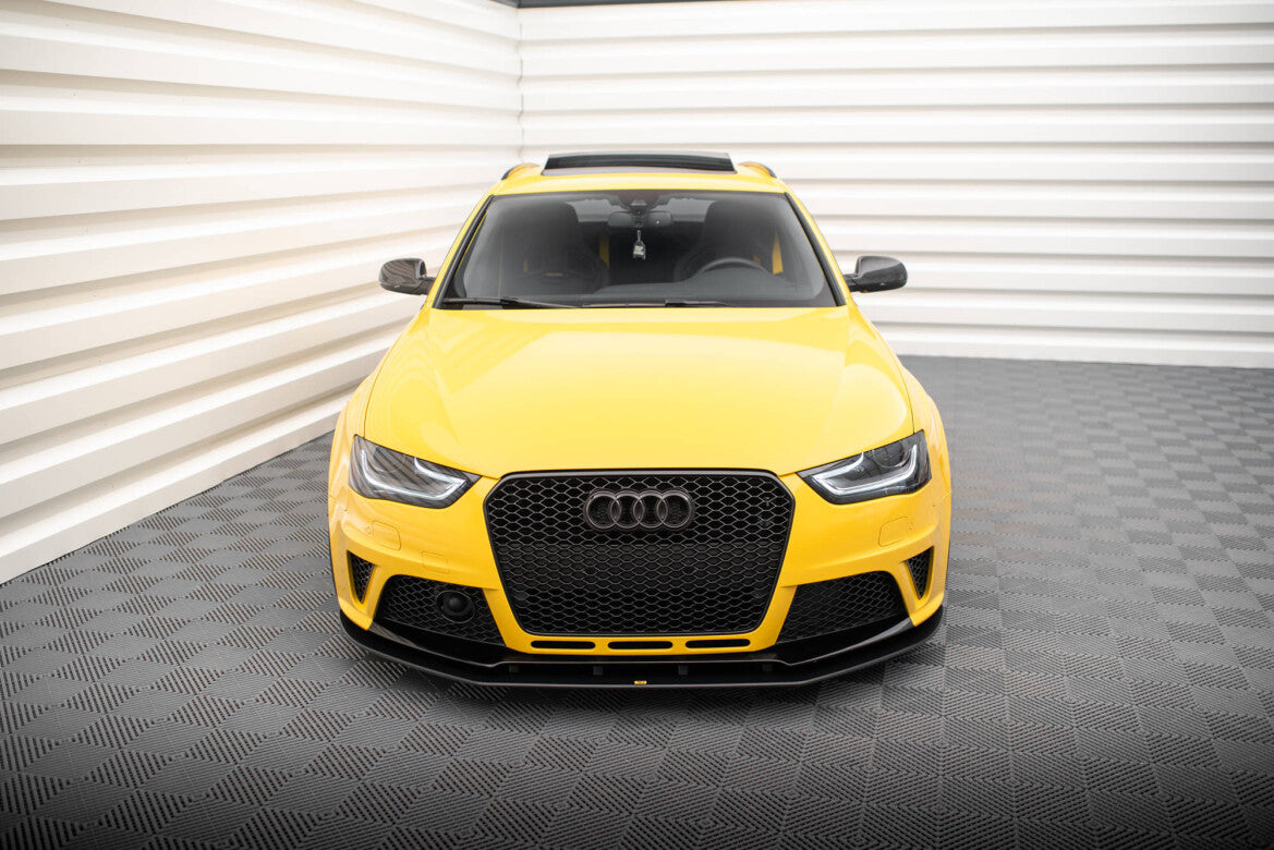 Street Pro Frontlippe passend für Audi RS4 B8 schwarz matt