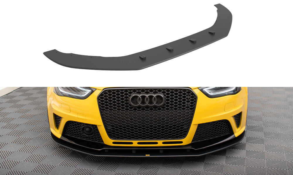 Street Pro Frontlippe passend für Audi RS4 B8 schwarz matt