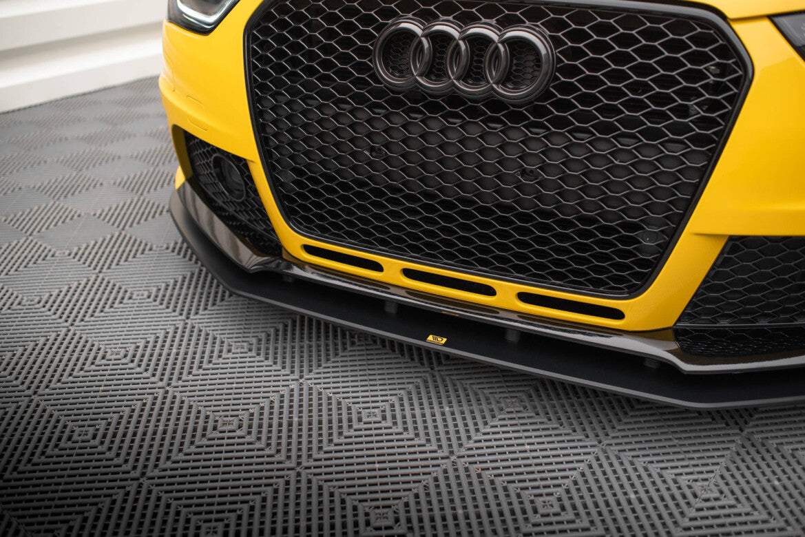 Street Pro Frontlippe passend für Audi RS4 B8 schwarz matt