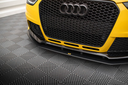 Street Pro Frontlippe passend für Audi RS4 B8 schwarz matt