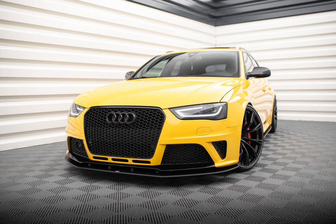 Street Pro Frontlippe passend für Audi RS4 B8 schwarz matt