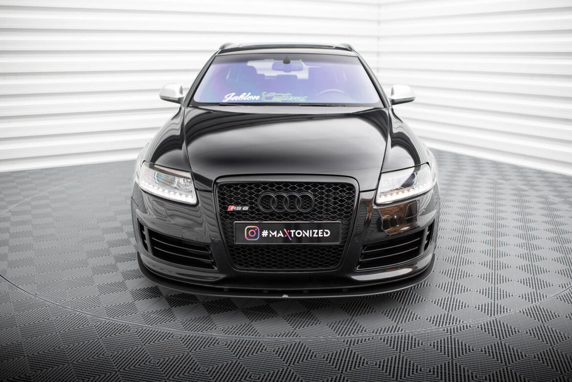 Street Pro Frontlippe passend für Audi RS6 Avant C6 schwarz matt