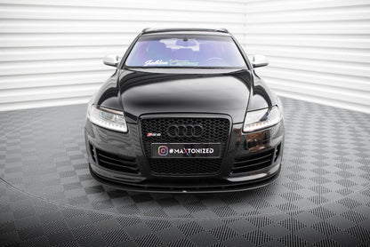 Street Pro Frontlippe passend für Audi RS6 Avant C6 schwarz matt